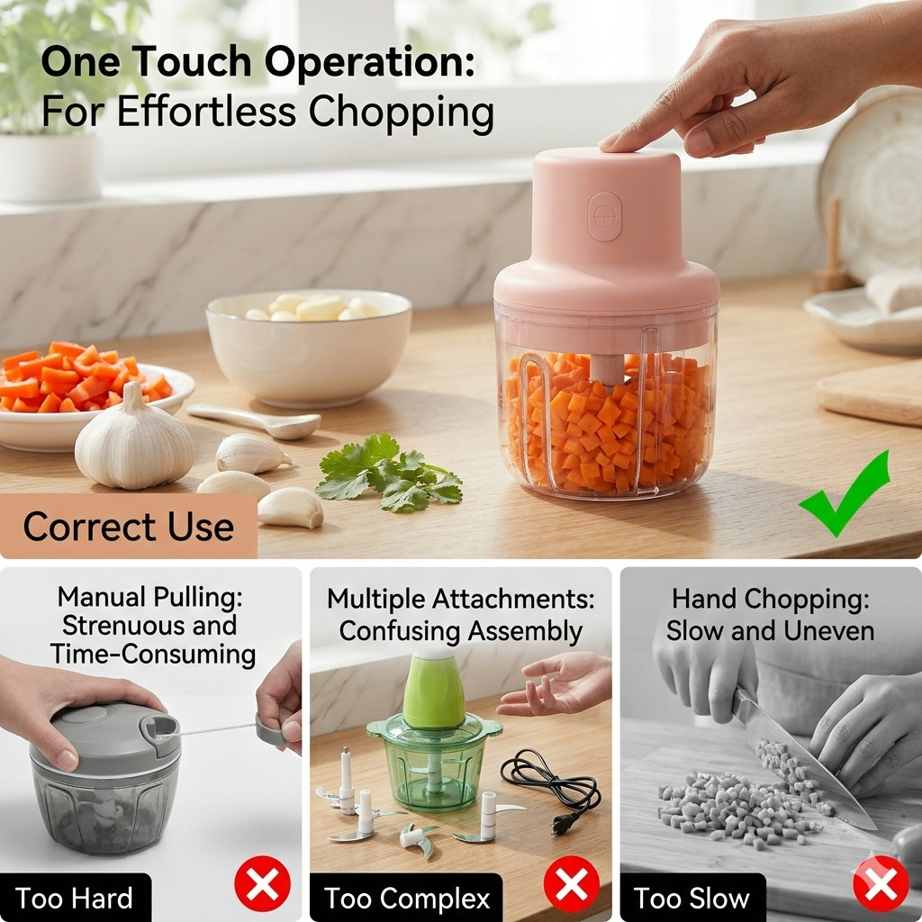 Mini Electric Food Chopper